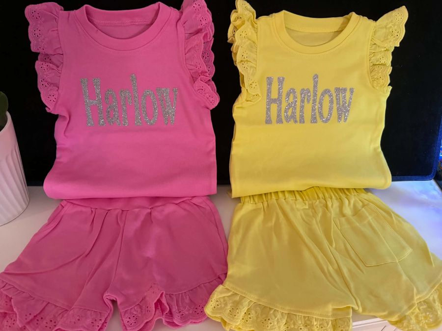 Personalised personalised girls sets