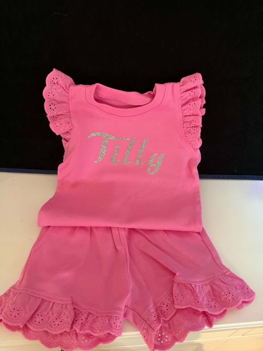 Personalised personalised pink set