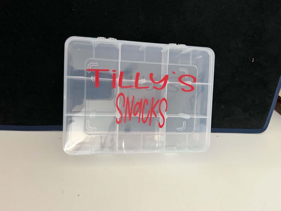 Personalised personalised snack box made to order