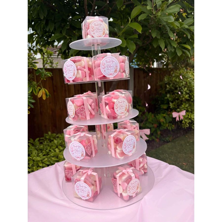 Handmade favour tower ready for gifting