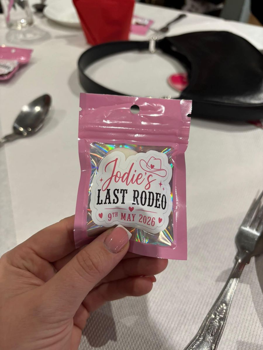 Handmade hen party favour ready for gifting