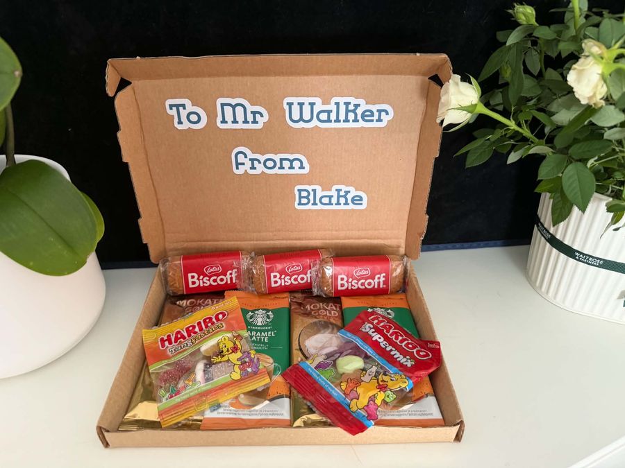 Personalised letterbox gift for teacher for a teacher